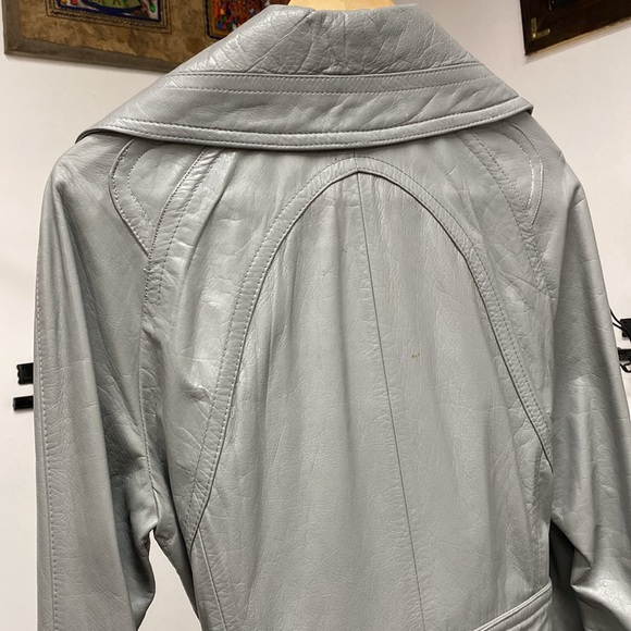 The Tannery for Montgomery Wards vintage leather coat. - Picture 6 of 8